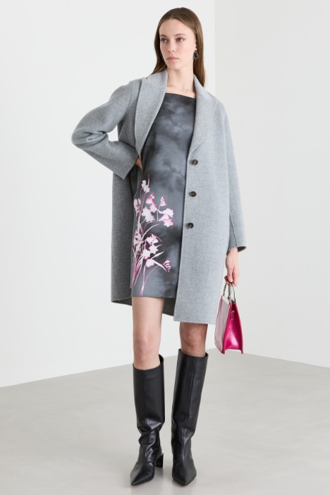 Belted double-faced coat - Intrend