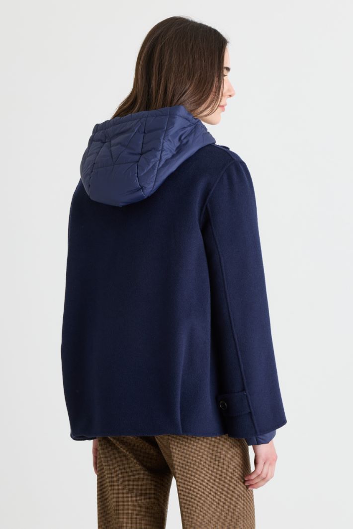 Cappotto corto con imbottitura staccabile - BLU - Intrend - 5