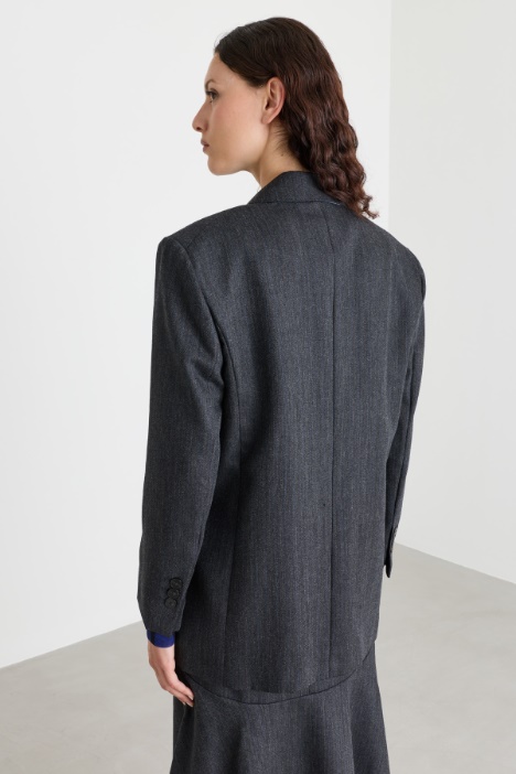 Blazer doppiopetto in lana