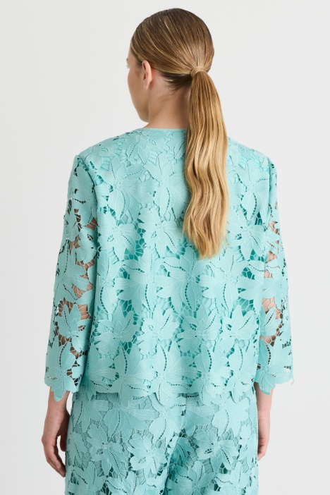 Giacca in pizzo macramè