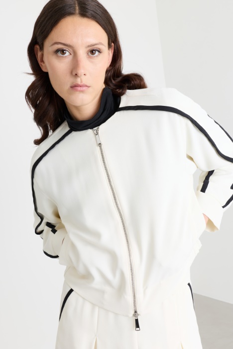 Bomber in raso