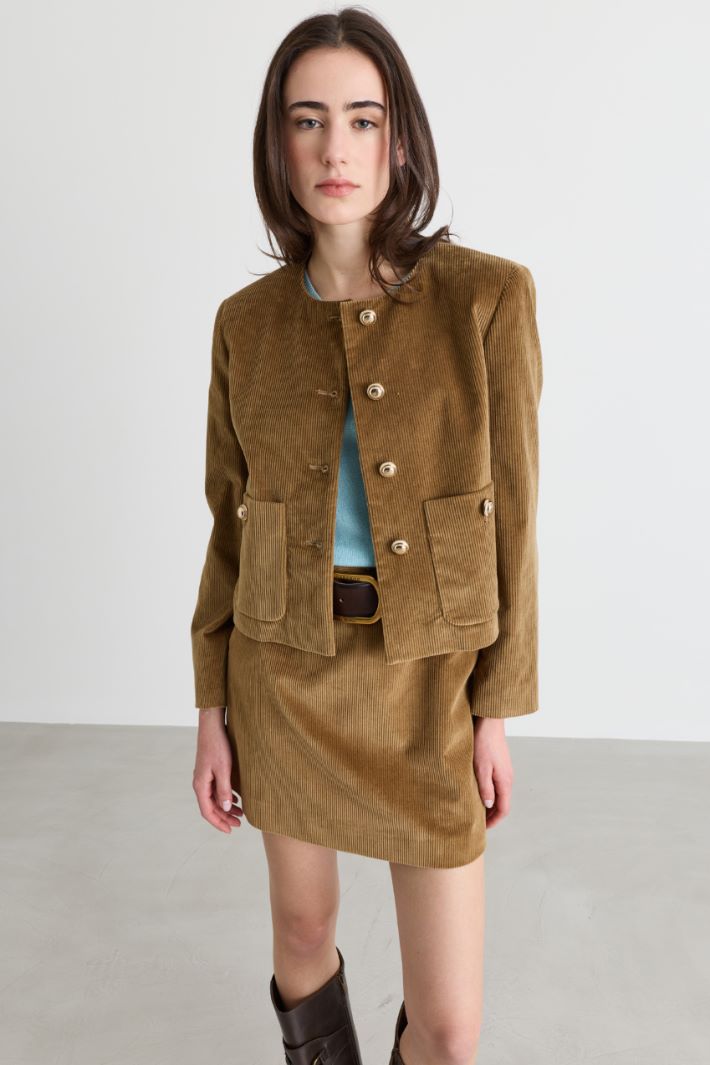 Boxy corduroy jacket - BEOWN - Intrend - 2