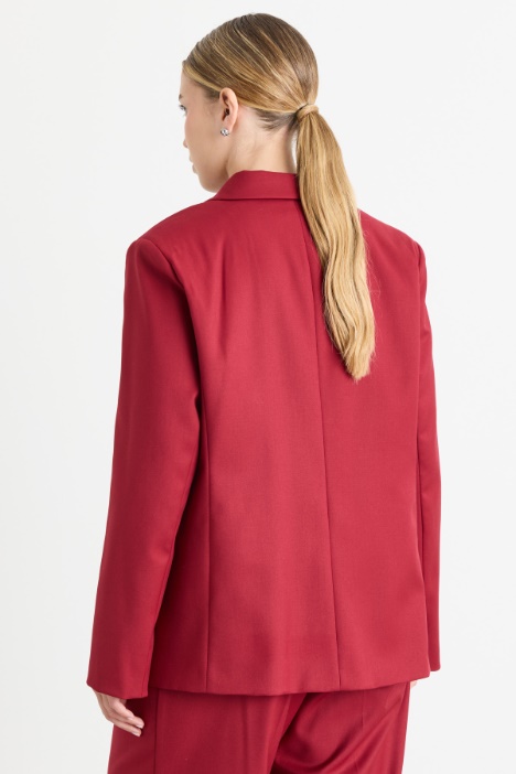 Blazer in flanella di misto viscosa