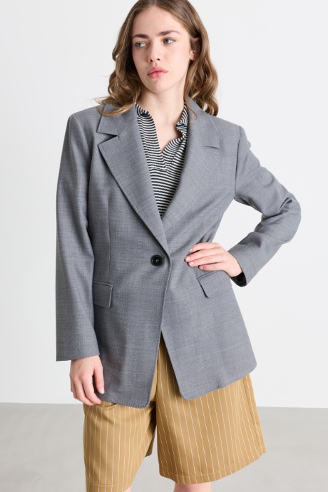 Jacket with Martingale Back - Intrend