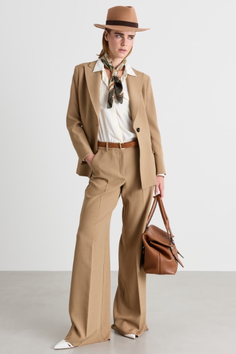 Blazer de tejido elástico - Intrend