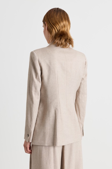 Blazer doppiopetto in saglia