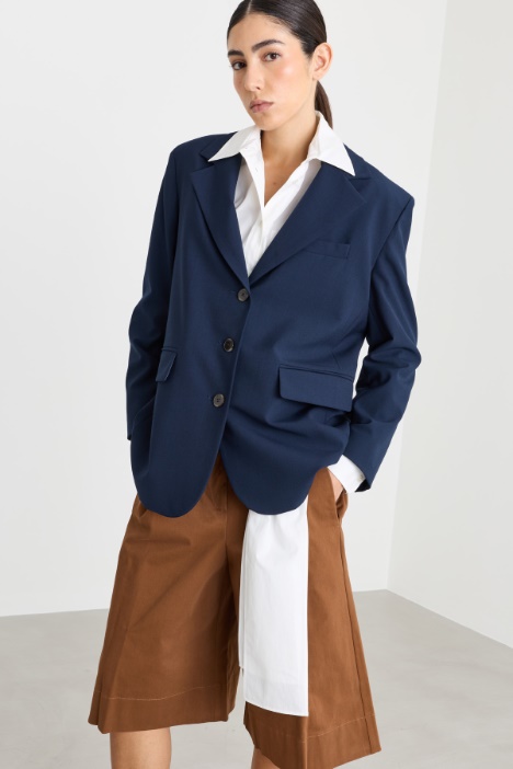 Blazer with co-ordinating pocket square - Intrend
