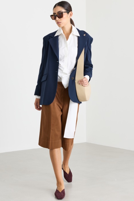Blazer con pañuelo de bolsillo a juego - Intrend