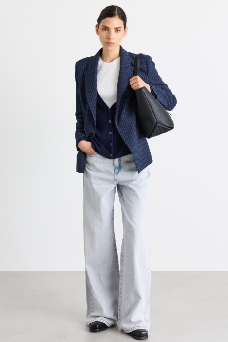 Blazer in tela stretch - Intrend