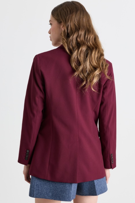 Blazer in tela di misto viscosa
