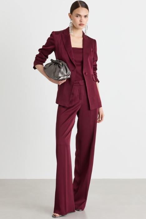 Blazer de raso - Intrend