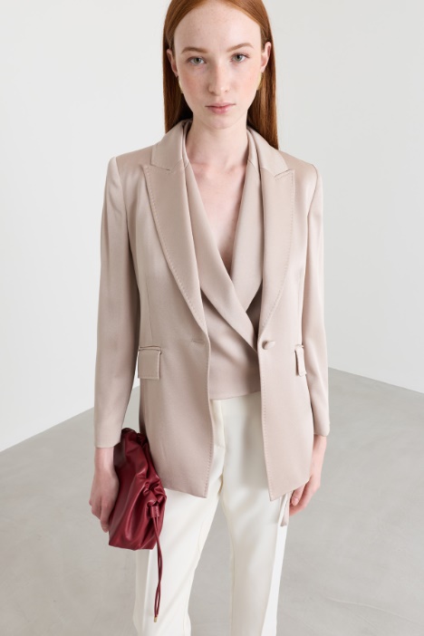 Satin Blazer - Intrend