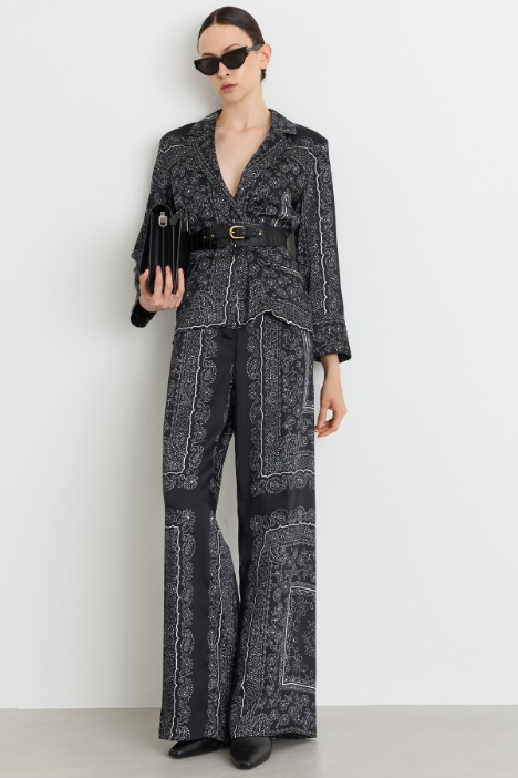 Chaqueta de twill estampado - Intrend