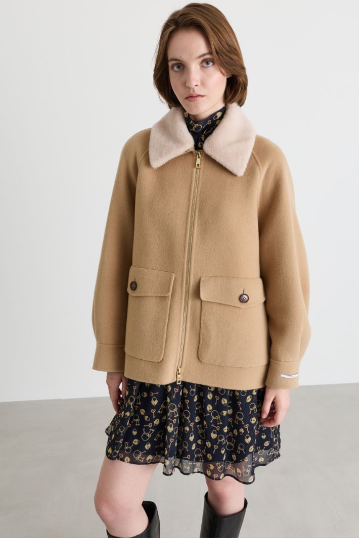 Maxi-Pocket Coat - CAMEL - Intrend - 2