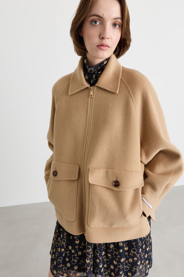 Maxi-Pocket Coat - CAMEL - Intrend - 3