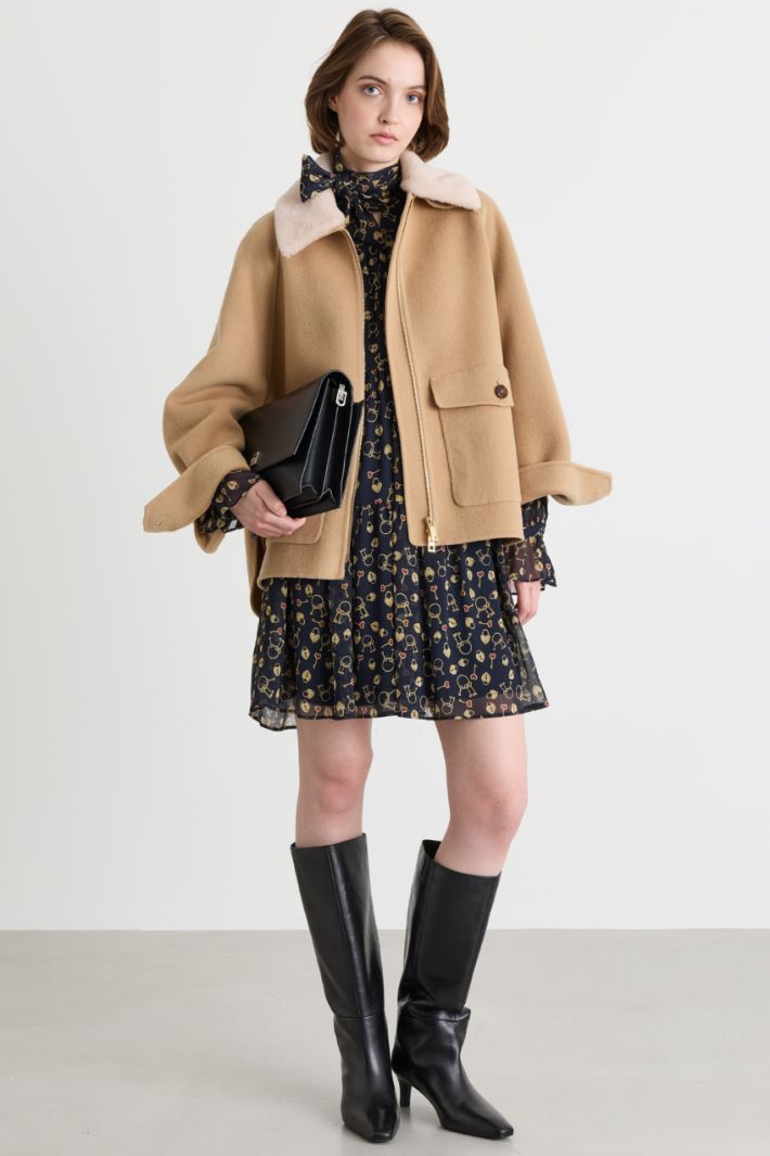 Maxi-Pocket Coat - CAMEL - Intrend