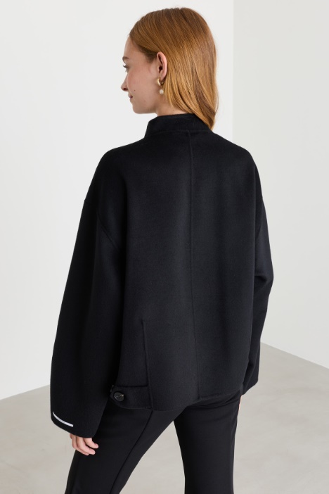 Bomber in pura lana