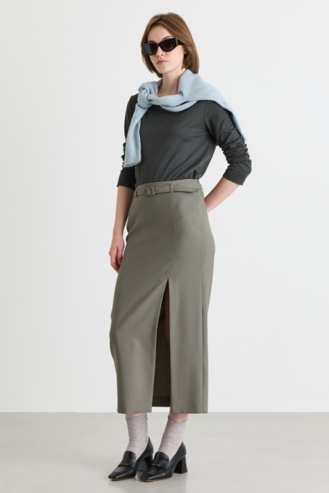 Slit-front skirt - Intrend