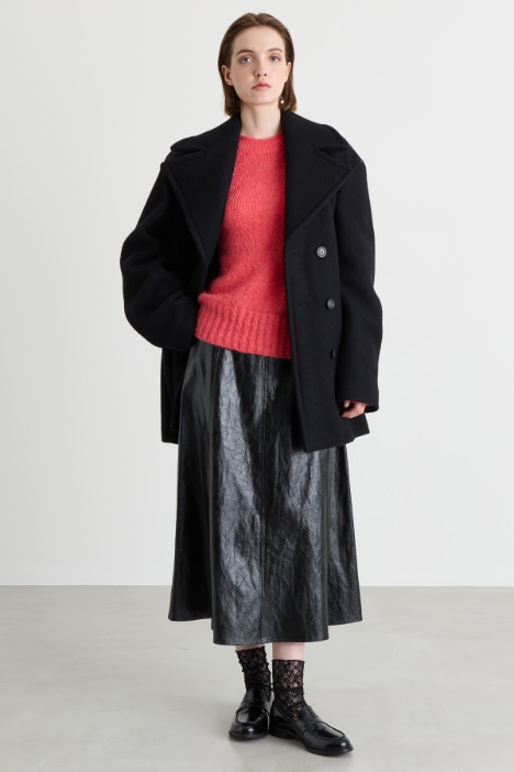 Coated-fabric skirt - Intrend
