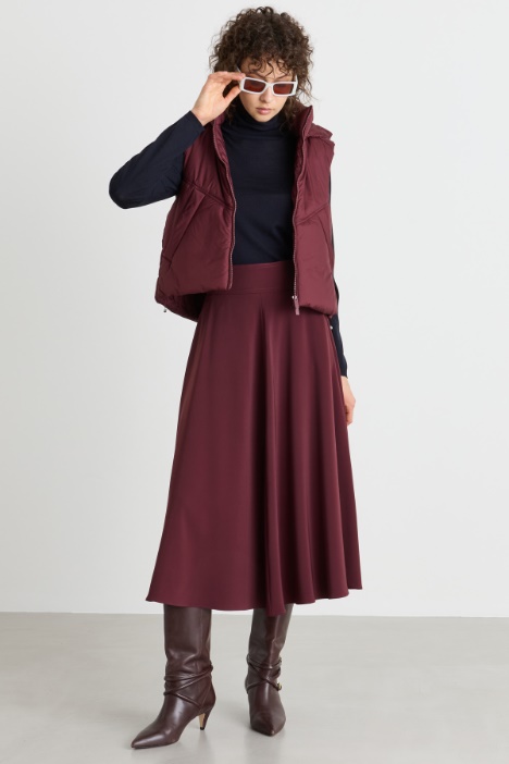 Flared stretch skirt - Intrend