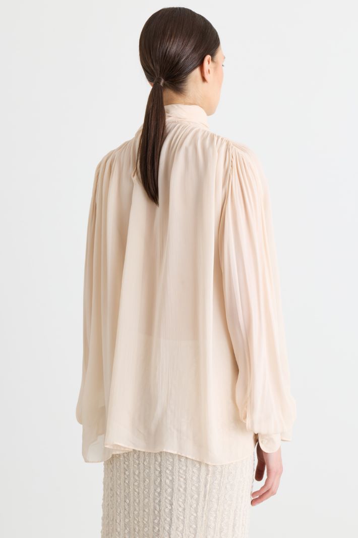 Blusa in georgette - ROSA - Intrend - 4