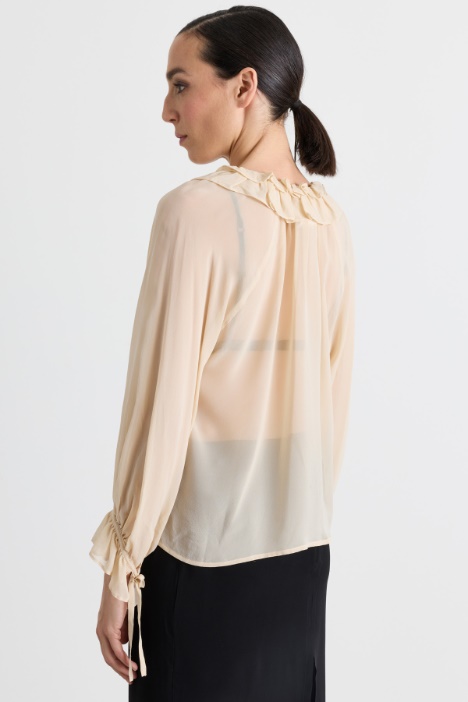 Blusa in georgette