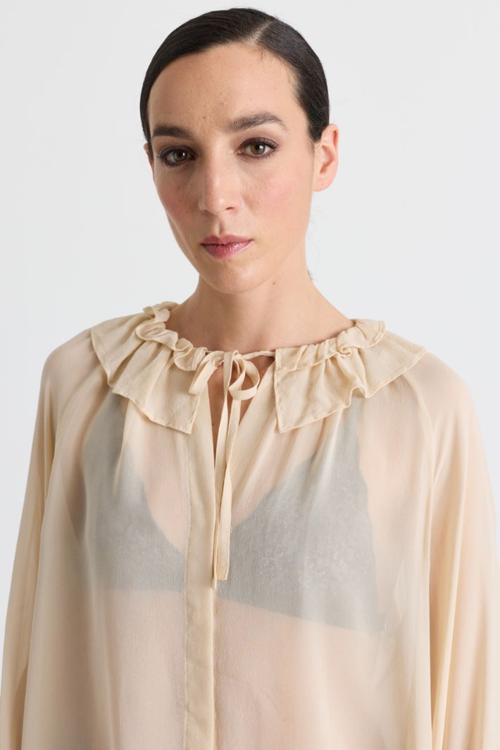 Blusa in georgette - ROSA - Intrend - 3