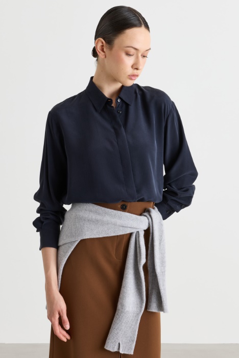 Crêpe de Chine Shirt - Intrend