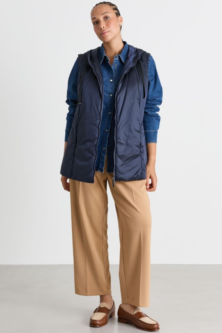Camicia con taschini impunturati - BLU - Intrend