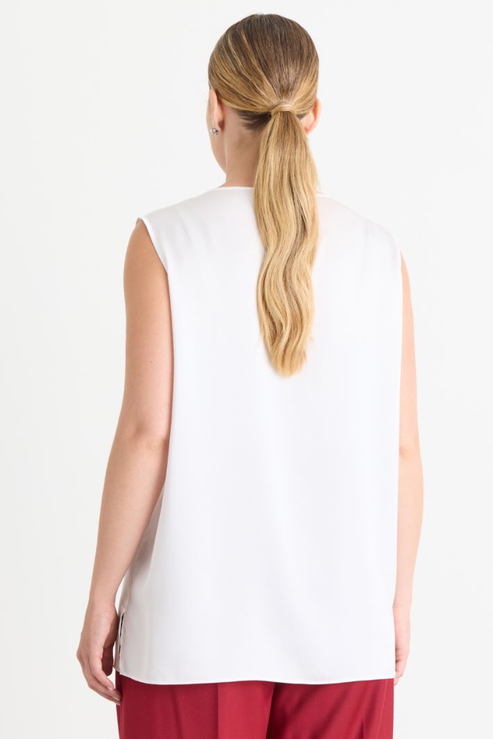 Top in raso - BIANCO - Intrend - 4