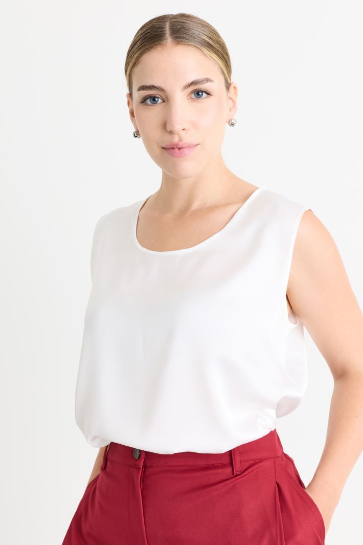 Top in raso - BIANCO - Intrend - 2