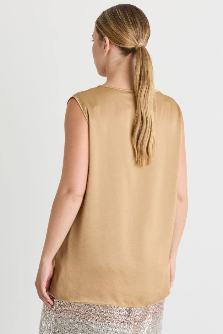 Top in raso - CAMMELLO - Intrend - 4
