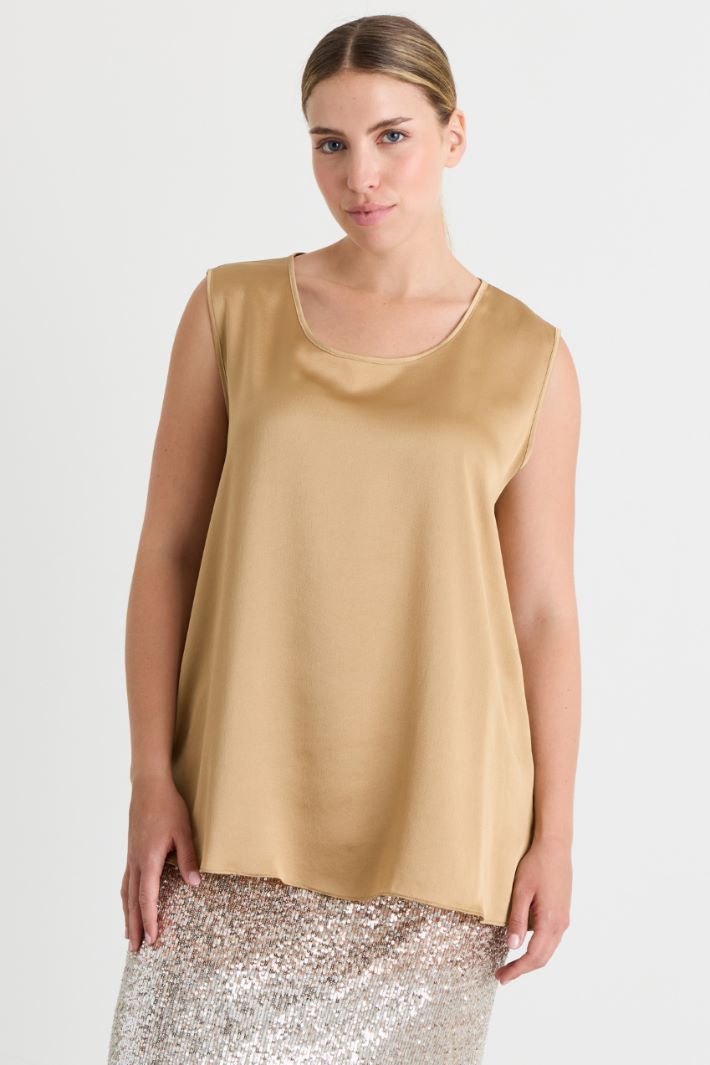 Top in raso - CAMMELLO - Intrend - 2