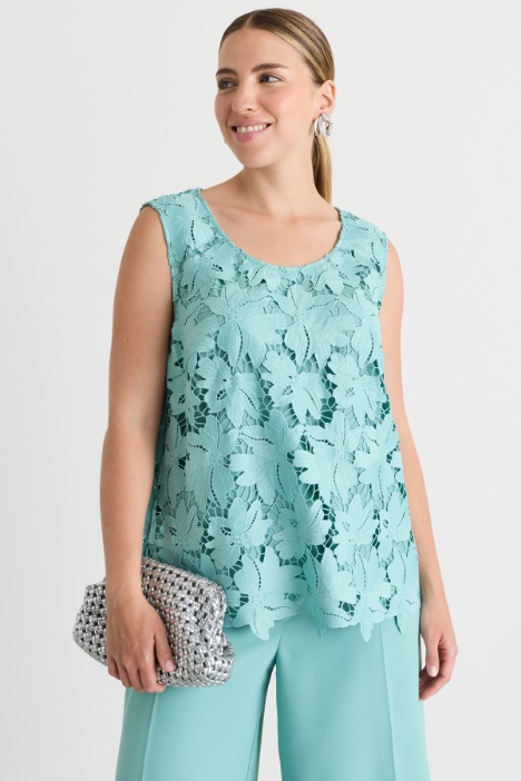 Top en dentelle macramé - Intrend