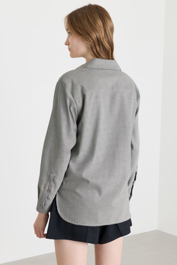 Camicia modello polo - VERDE - Intrend - 4