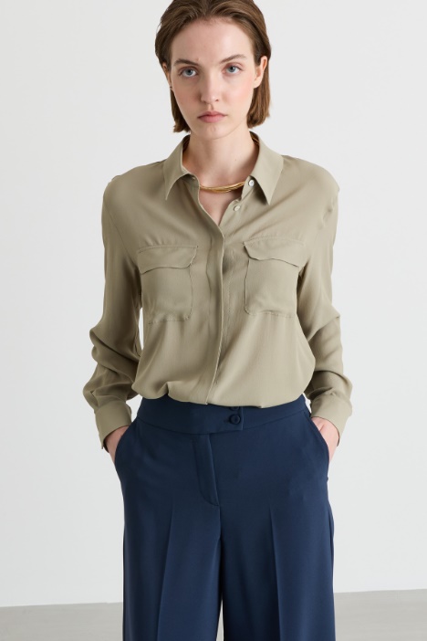 Patch Pocket Shirt - Intrend