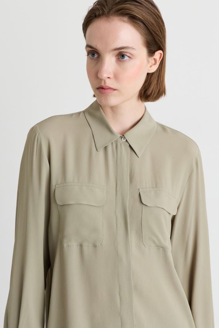 Chemise à poches - VERT - Intrend - 3