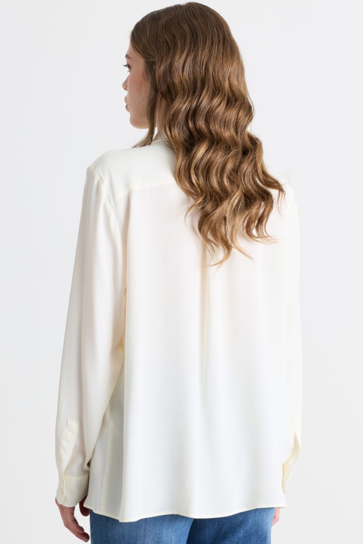 Camicia con tasche - BIANCO - Intrend - 4
