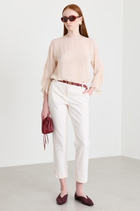Blusa con rouches - Intrend