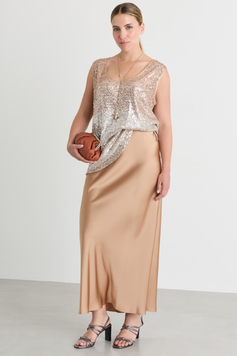 Top con paillettes sfumate - Intrend