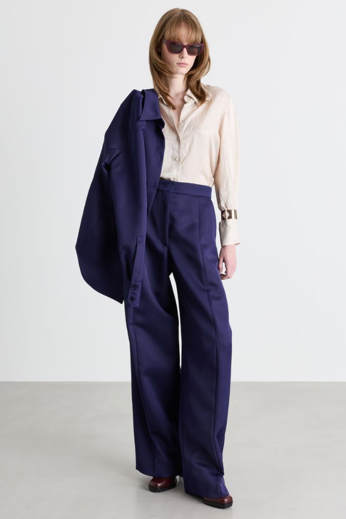 Camicia effetto crinckle - AVORIO - Intrend