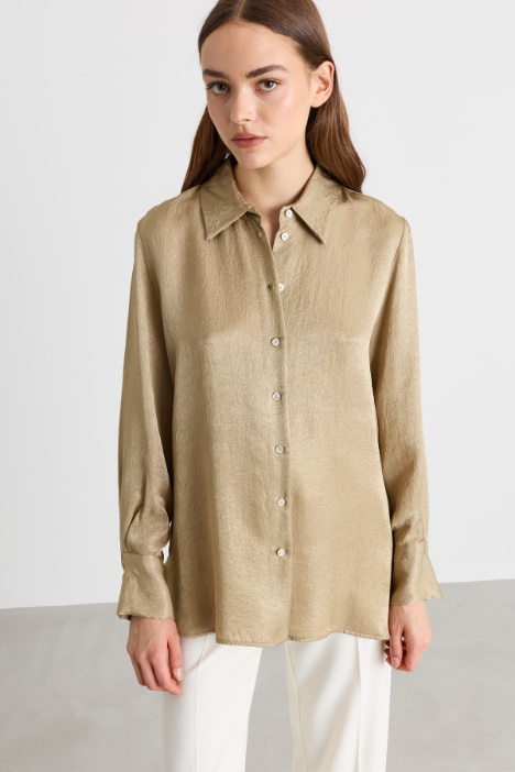 Camicia effetto crinckle - Intrend