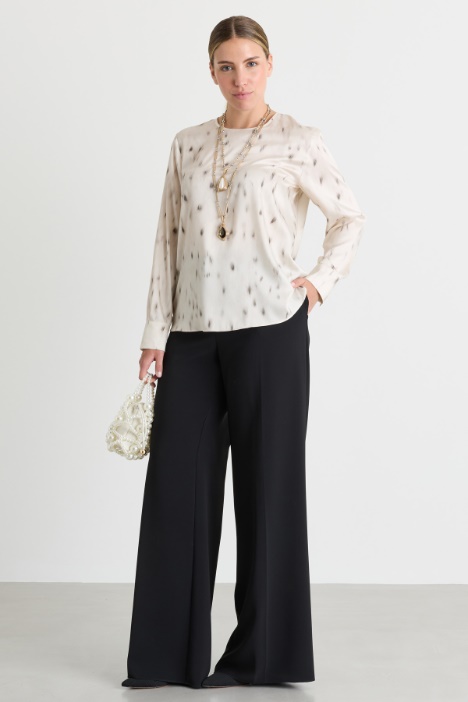 Blusa in twill - Intrend