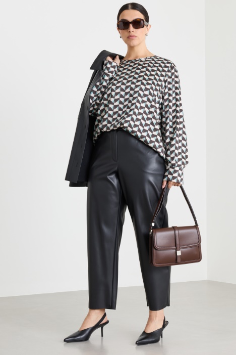 Blusa in twill - Intrend