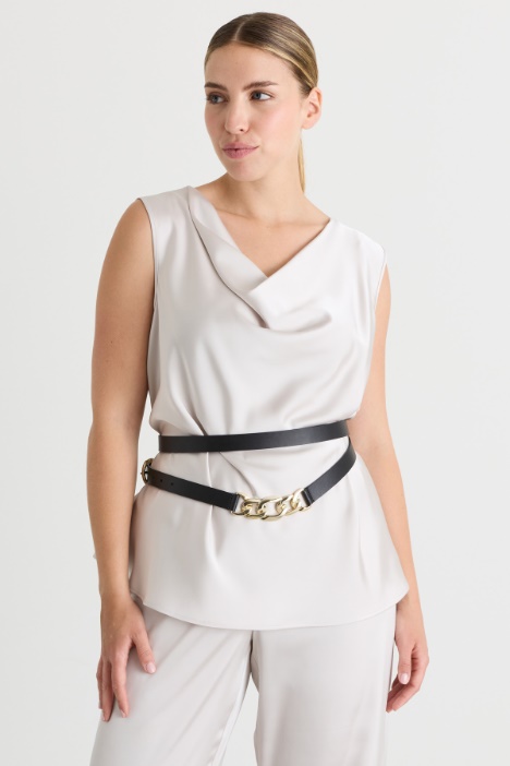 Top in raso drappeggio - Intrend