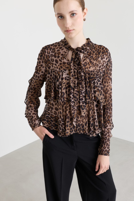 Camicia con balze - Intrend