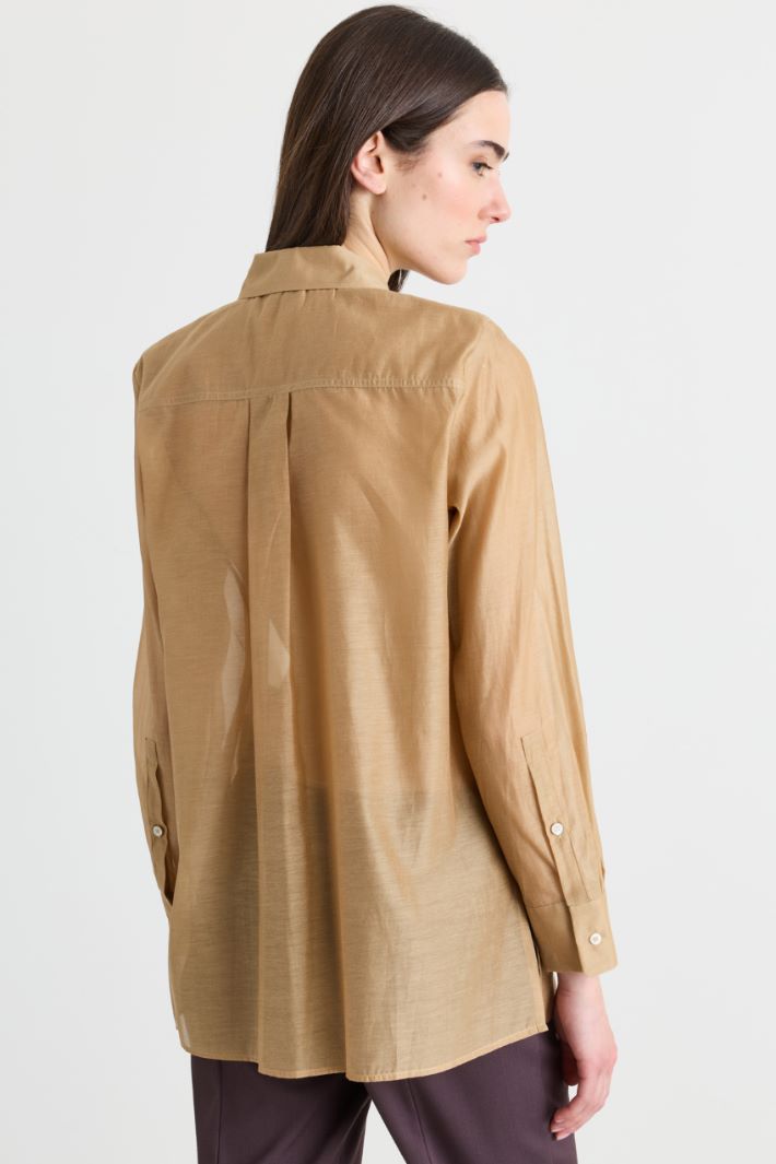 Camicia in voile - CAMMELLO - Intrend - 4