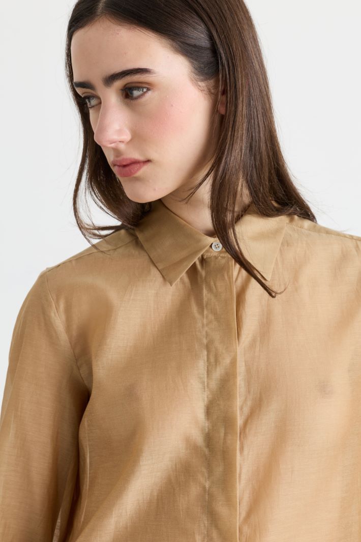 Camicia in voile - CAMMELLO - Intrend - 3