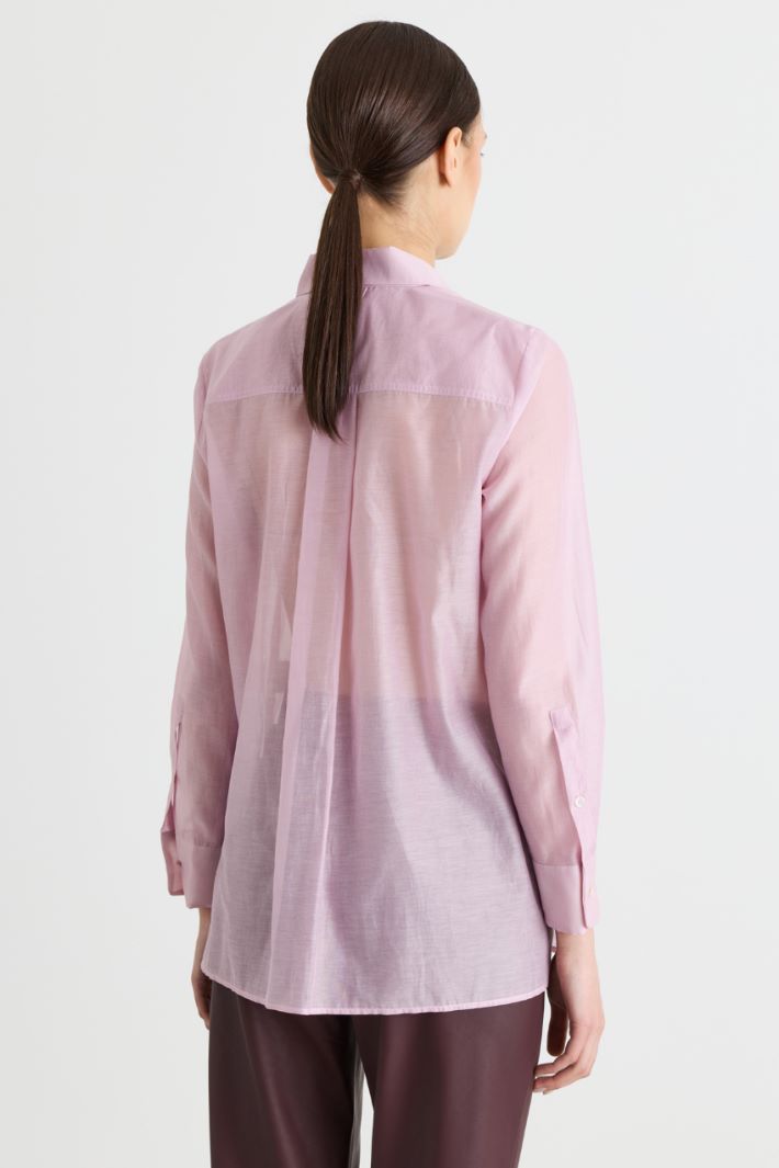 Camicia in voile - ROSA - Intrend - 4