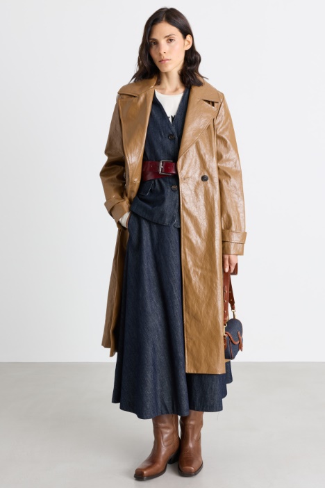 Double-breasted trench coat - Intrend
